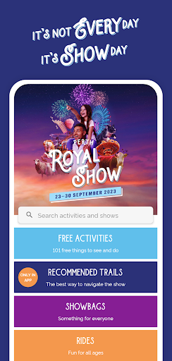 Android application Perth Royal Show screenshort