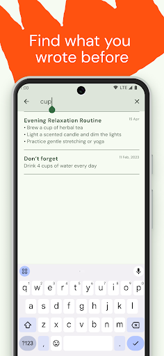 Caderno — Minimal notepad Screen 3