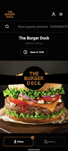 Android application The Burger Dock screenshort