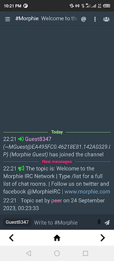 Chat Rooms Screen 2