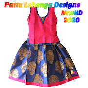 Kids Pattu Lehenga Designs