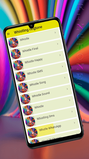 Whistle ringtones - Sounds Screen 3
