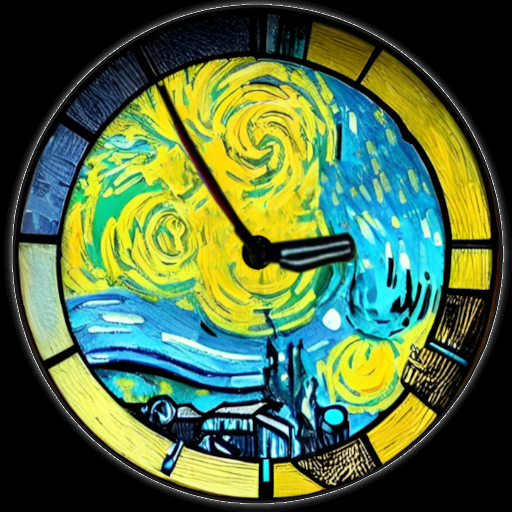 Starry Night - Van Gogh Face Download on Windows