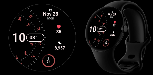 Wheels+ Digital Watch Face Screen 3