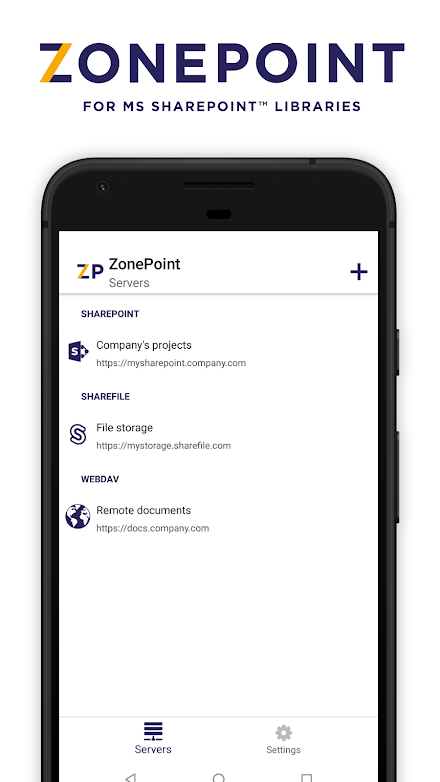 ZonePoint Screen 1