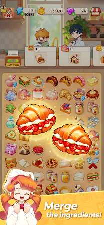 Game screenshot Dream Recipe : Merge Cooking apk download