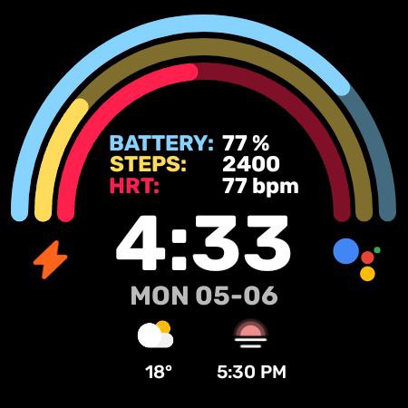 Night 60 - watch face screenshot 22