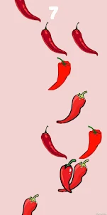Falling peppers