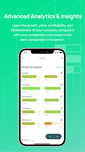 Finfree: Modern Investment Screen 3