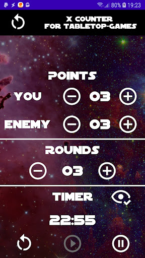 Android application X - Counter screenshort