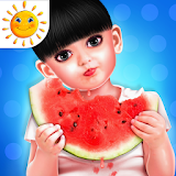 Aadhya's Daily Routine Activities Game icon