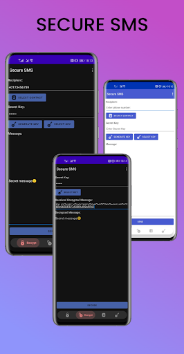 Android application Secure SMS Adless screenshort