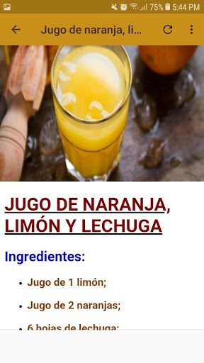 Jugos Dietéticos y Saludables Screen 3