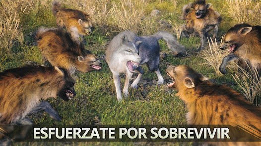 Captura de Pantalla 2 Wolf Game: Wild Animal Wars android