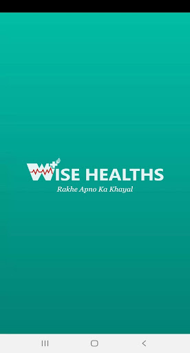 Wise Healths - Healthcare App Screen 2