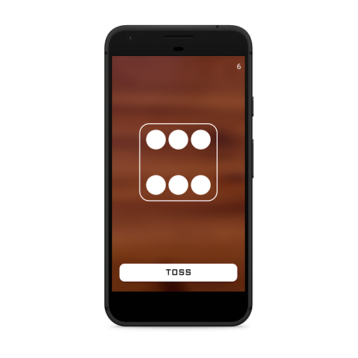 Android application Dice Roller screenshort