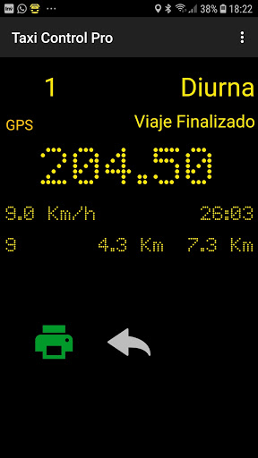 Taxi Control Pro Screen 2