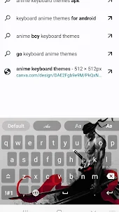 Anime keyboard themes