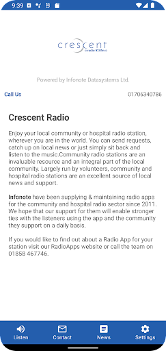 Crescent Radio Screen 2