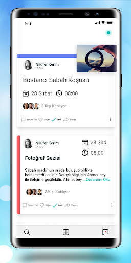 Android application TBD İstanbul screenshort