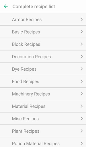 Mc Book : Item Crafting guide Screen 2