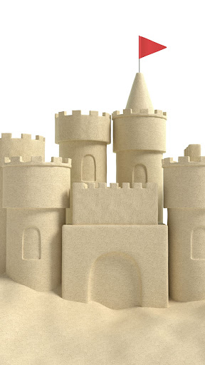 Sandcastle Building Wallpaper