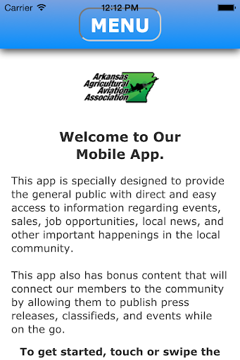 Android application AR Agricultural Aviation Assoc screenshort