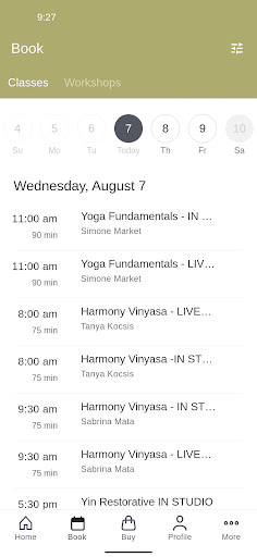 Harmony Yoga RB Screen 2