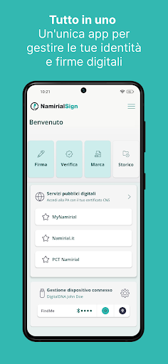 Anteprima dell'app