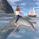 Cover Image of Download Dolphin Transport Passenger Beach Taxi Simulator 3.1 APK