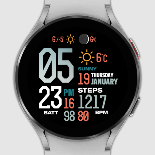 IWF Gradient watch face logo