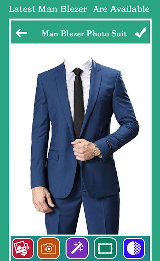 Men Blazer Photo Suit Screen 3