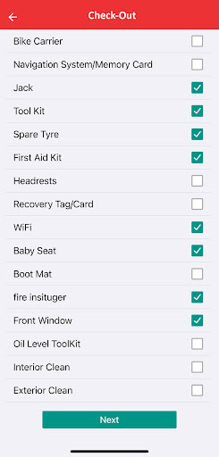 Vehicle Mobile Inspection Screen 2