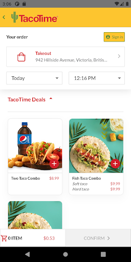 Taco Time Screen 3
