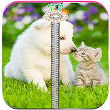 Ketty&Puppy Zipper Lock Screen icon