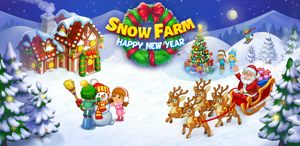 Скачай новогоднее обновление игры. Новогодняя ферма Деда Мороза. Дед Мороз на ферме. Новый год на ферме. Игра ферма Санта Клауса.