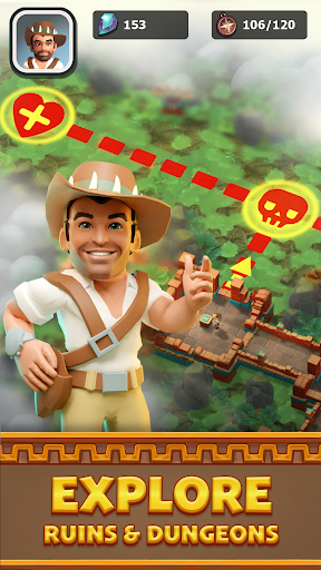 Android application Relic Heroes: Dungeon RPG game screenshort