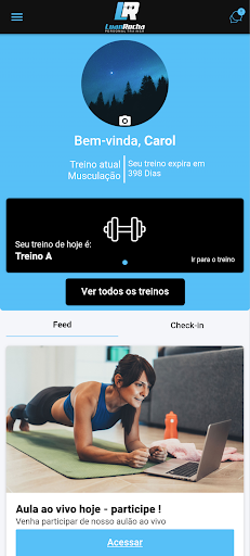 Android application Luan Rocha Personal Trainer screenshort