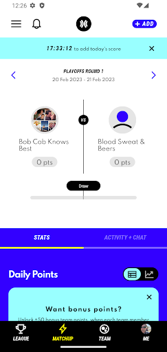 Moove - Team-Based Fitness Screen 2