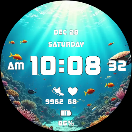 Underwater Life Animated Face Screenshot 4 - AppWisp.com
