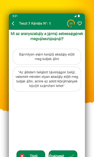 KRESZ Teszt Screen 3