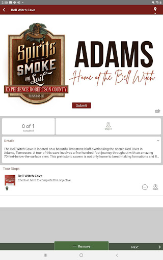 Screenshot of Experience Robertson County