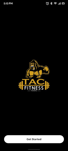Android application TAC Fitness Training screenshort
