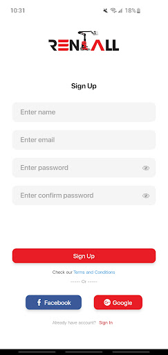 Rentall Solutions Screen 3