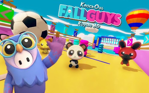 Knockout Fall Guys Royale 3D: Human Knock Over Screenshot