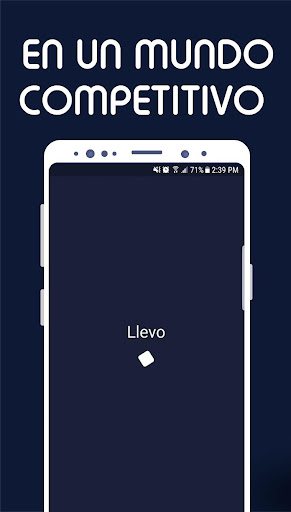 Android application Llevo conductor screenshort