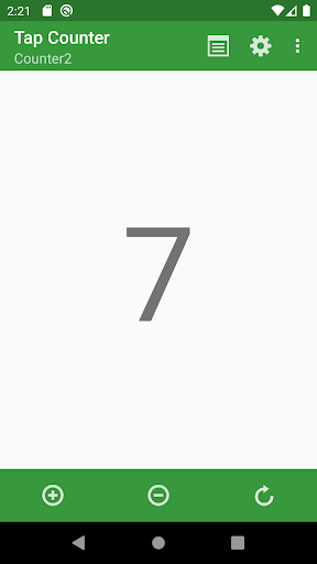 Tap Counter Screen 2