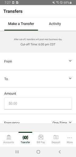 Sooner State Bank Mobile Screen 3