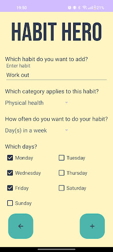 Habit Hero Screen 2