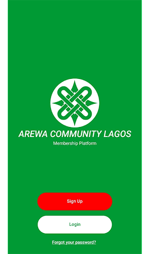 Android application Arewa Membership screenshort